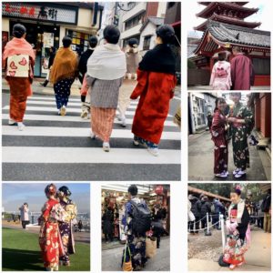 Femmes et hommes Tokyo traditionel, blog quinqua