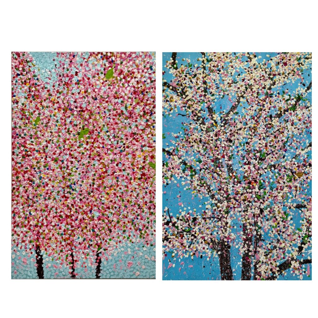 Cerisiers en fleurs de Damien Hirst 