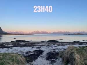 Le début du jour polaire aux Lofoten