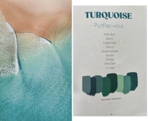 Le gaité du turquoise